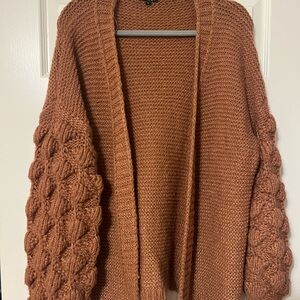 Papermoon Women's Cardigan in Rust